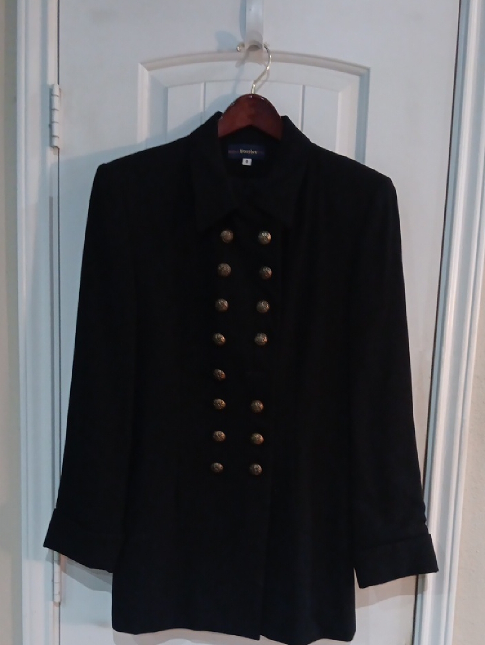 VTG Breeches Double Heritage Wool Blazer • Harold’s Convex Half-Dome Buttons • 8